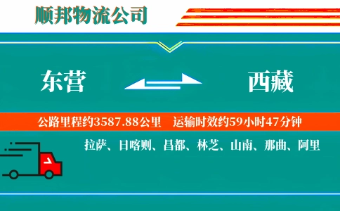 东营到西藏物流公司