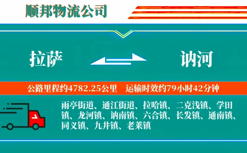 拉萨到讷河物流公司