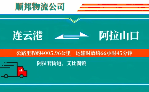 连云港到阿拉山口物流公司
