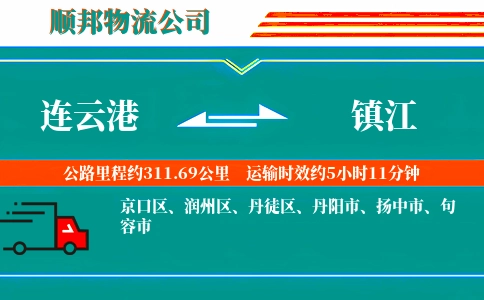 连云港到镇江物流公司