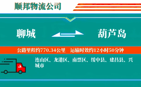 聊城到葫芦岛物流公司