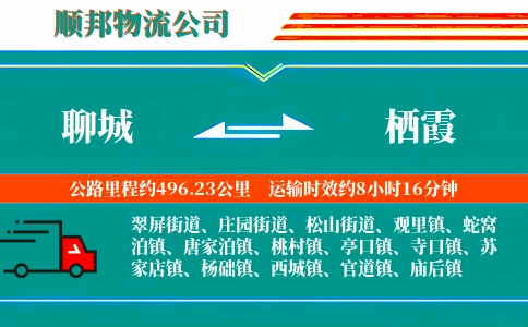 聊城到栖霞物流专线-急速响应-按时送达