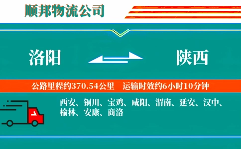 洛阳到陕西物流公司