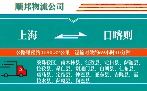 上海到日喀则物流公司