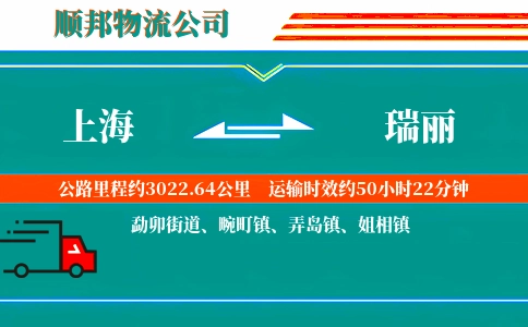 上海到瑞丽物流公司