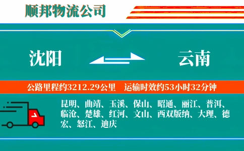 沈阳到云南物流公司