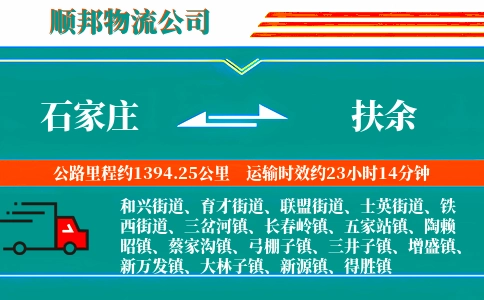 石家庄到扶余物流公司