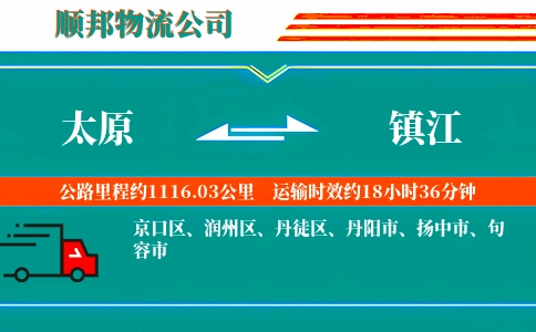 太原到镇江物流公司