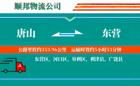 唐山到东营物流公司