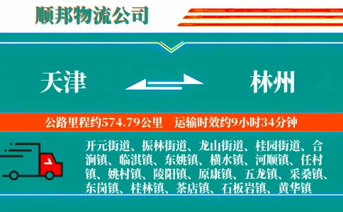天津到林州物流公司