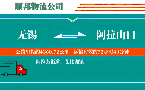 无锡到阿拉山口物流公司