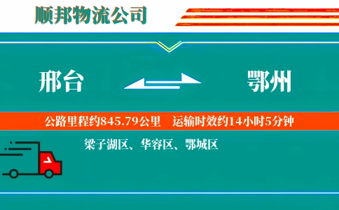 邢台到鄂州物流公司