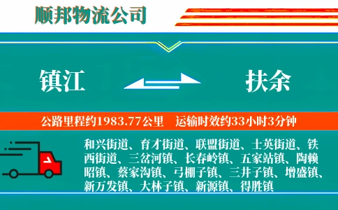 镇江到扶余物流公司