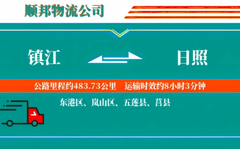 镇江到日照物流公司