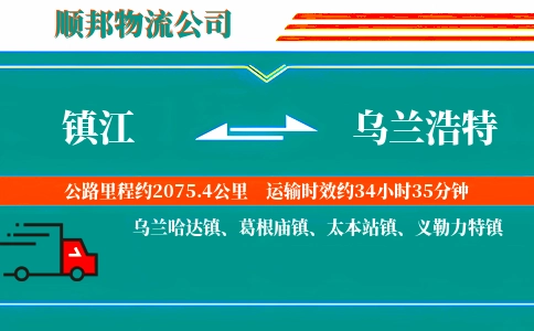 镇江到乌兰浩特物流公司