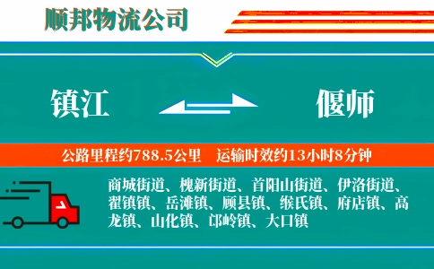 镇江到偃师物流公司